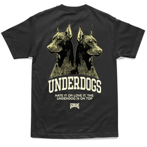 UNDERDOGS T-SHIRT:BLACK