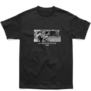 LIFE T-SHIRT: BLACK