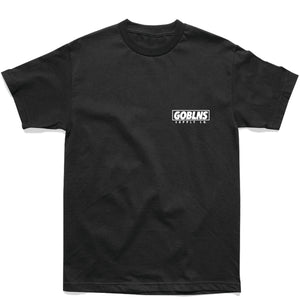 WORLD DOM. T-SHIRT: BLACK